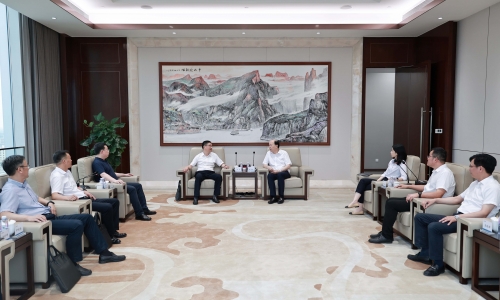 长兴县委副书记、县长朱伟莅临爱游戏全站app官方网站调研