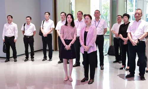 广西壮族自治区钦州市委书记钟畅姿莅临爱游戏全站app官方网站调研