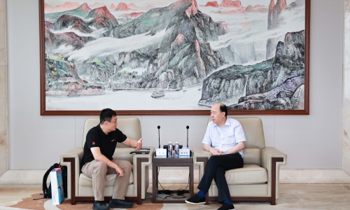 华为云全球生态部总裁康宁到访爱游戏全站app官方网站