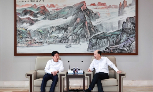 共话绿色谋发展：西子联合党委书记、 董事长王水福到访爱游戏全站app官方网站