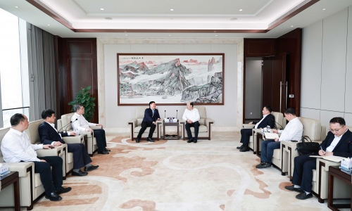 通用技术高新材料集团有限公司董事长、党委书记庄小雄一行莅临爱游戏全站app官方网站调研