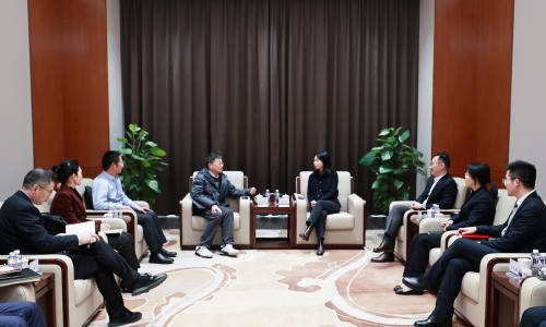 民生银行总行战略客户部副总经理张劲松莅临爱游戏全站app官方网站调研