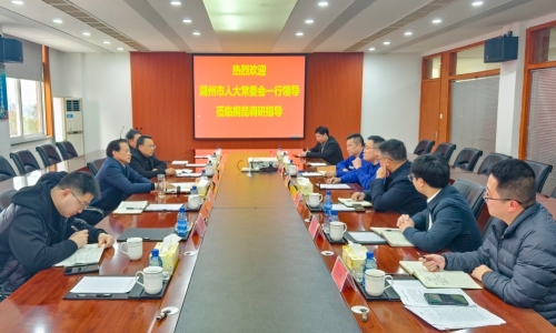 湖州市人大常委会党组书记、主任孙贤龙莅临爱游戏全站app官方网站恒腾调研