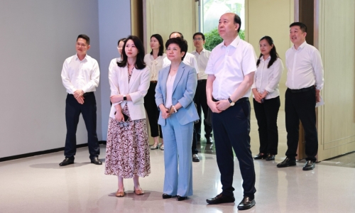 中国农业银行浙江省分行党委书记、行长谭敦宇莅临爱游戏全站app官方网站调研