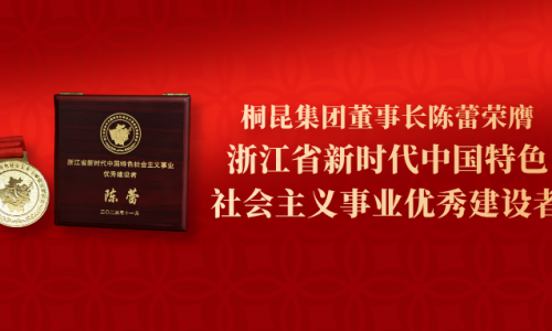 陈蕾董事长荣膺“浙江省新时代中国特色社会主义事业优秀建设者”并在大会发言